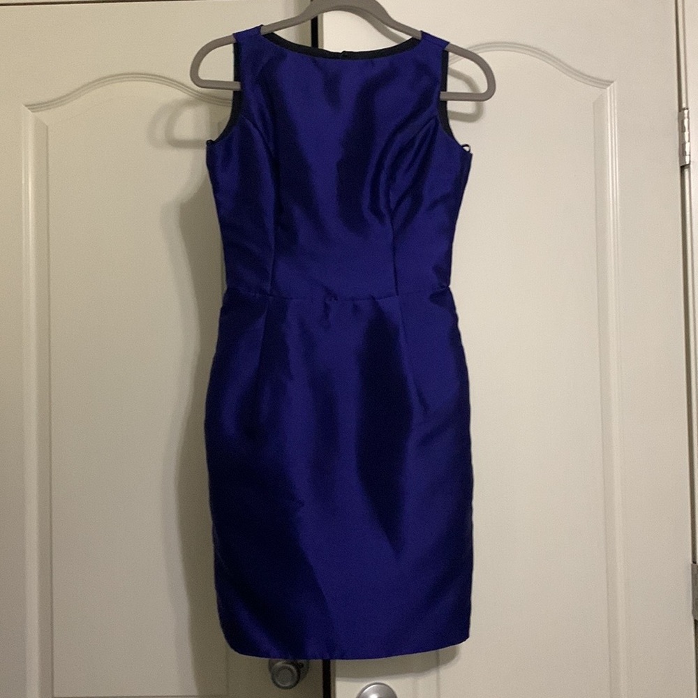 LAZARO elegant cocktail dress with matching sash